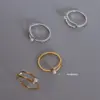 Wholesale PVD Coated Real Gold Plated 18K Gold Geometric 304 Stainless Steel Fashion Waterproof Non Tarnish