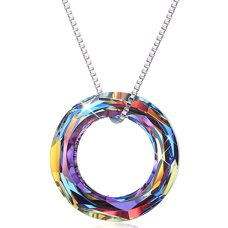 Wholesale Crystal Round Magic Clavicle Necklace