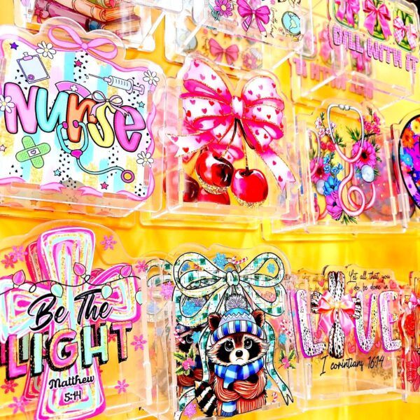 Wholesale Doctor's Smiley Cherry Acrylic Pen Holder/Pen Case