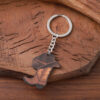 Wholesale Western ethnic style cowboy hat and boot charm keychain