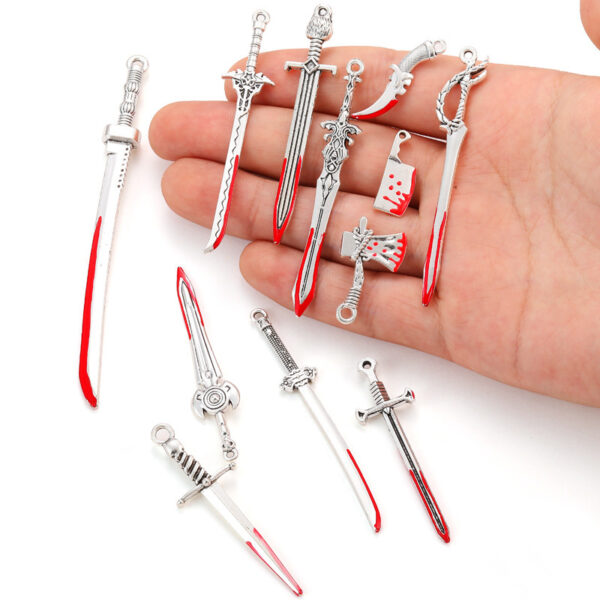 Wholesale Jewelry Accessories 20 Anime Weapons Decorations