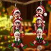 Wholesale Cute elf gingerbread man earrings for Christmas