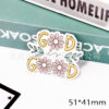 Wholesale New powder cross-border cartoon medical love cute jewelry acrylic pin cute DIY patch accessories