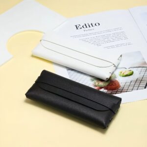 Sunglasses leather bag-random color