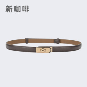20552-gold buckle-new coffee