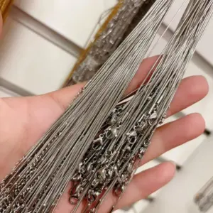 Snake Bones Chain Silver [40 5]]