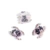 Wholesale Double C Alloy Rose Cute Straight Hole Loose Beads Beaded DIY Mobile Phone Chain Key Chain Bag Chain Jewelry Accessories