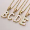 Wholesale Jewelry Simple Style Commute Letter 304 Stainless Steel Shell Gold Plated Plating Inlay Pendant Necklace