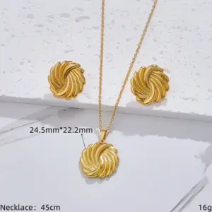 Gold / 24.5mm*22mm / 1 Piece