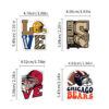 Wholesale 50 football team graffiti stickers