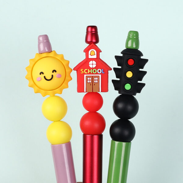 oly-54a0bc60bb20e3b447786d2f8c6f6d29 Wholesale Sun-patterned cartoon silicone beads