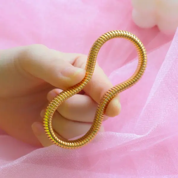 Wholesale Retro Solid Color Titanium Steel Wholesale Bangle