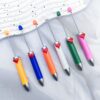 Wholesale in stock DIY love 7-color beaded pen able pen can be pressed to store refills for 7-color beaded pen