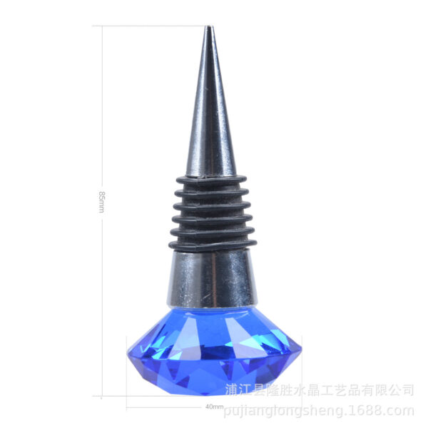 oly-54b42ee5fd2d8d7b57ad6e1c6b25dd0b Wholesale 40mm crystal diamond wine bottle stopper a generation of wine bottle cap kitchen supplies