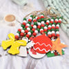 Wholesale 10PCS Christmas Series Colorfulful Wooden Beads
