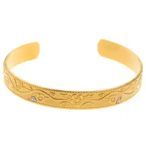 18K Real Gold Pattern 6974