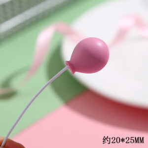 Rose red oval balloon