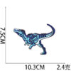 oly-54c4f747482bdc84aaf09d86b4894d92 Wholesale Xiao Tian Jurassic Dinosaur Car Patch Sticker Excavator Embroidery Zhangzi Label Embroidery Sticker Computer Embroidery Seal Ironing
