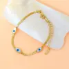 Classic Style Devil's Eye Titanium Steel Plating Gold Plated Bracelets