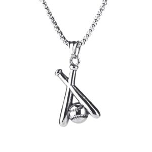 Baseball + stainless steel chain