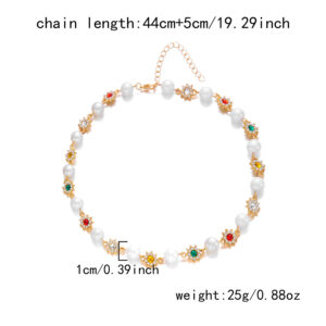 Golden colored diamond flowers (without support)