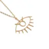 Wholesale Jewelry Fashion Devil'S Eye Stainless Steel Necklace