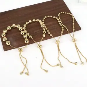 Wholesale Vintage Style Simple Style Geometric Copper 18k Gold Plated Bracelets In Bulk