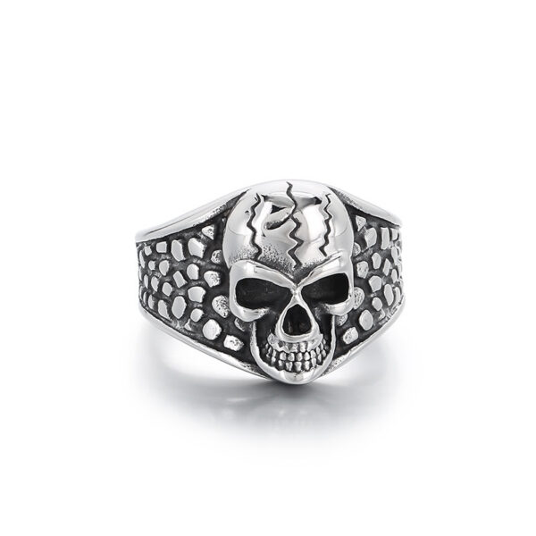 oly-5509ac5171c508de9f1f6014384ebd94 Wholesale Personalized Retro Trendy Men's Ghost Head Ring Hip-Hop Punk Style Skull Stainless Steel Men's Ring