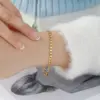 Wholesale Jewelry Vintage Style XUPING Simple Style Geometric Copper 18K Gold Plated Plating Cuban Link Chain Curb Chain Chain Bracelet