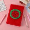 Wholesale New creative fruit notebook cute cartoon plush notebook children's handmade