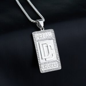 DC square diamond silver + 60cm