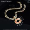 Wholesale NFL Amazon explosions European and American bears necklace alloy personality necklace jewelry factory direct sales
