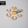 oly-552150e6a5fc2f6d089058c4a216d359 Wholesale Geometric irregular fashion ring set
