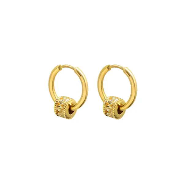 PVD Coated 18K Gold Plated 18K Gold 304 Stainless Steel Fashion