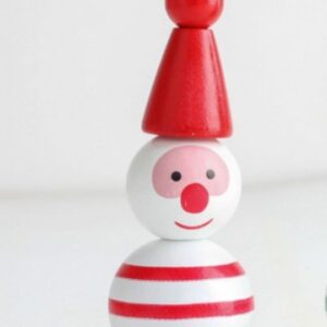 Red snow monster set of loose beads