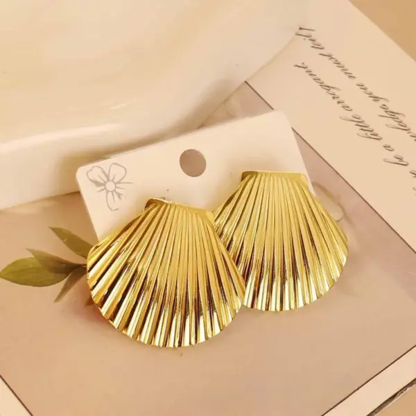 oly-556bb8725b04ee83fc1cb575af46f3f0 Wholesale Smooth Surface Stainless Steel Earrings Cool Irregular Geometric Shape Earrings Jewelry Accessories For Women
