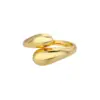 Wholesale Copper Solid Color Solid Color Open Rings