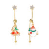 Wholesale Cartoon diamond tassel earrings