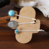 Wholesale Bohemian Turquoise Inlaid Hairpin Set