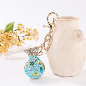 Diamond-encrusted lucky bag [blue]