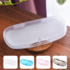 Wholesale Glasses box factory wholesale translucent frosted solid color PVC mirror box myopia Sun frame eye storage box