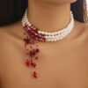 oly-55a463e56b7b4570a7d2918155a104f8 Wholesale Gothic style pearl necklace