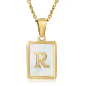 R / 18K Gold Plated