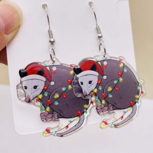 Creative Acrylic Earrings for Christmas - 010