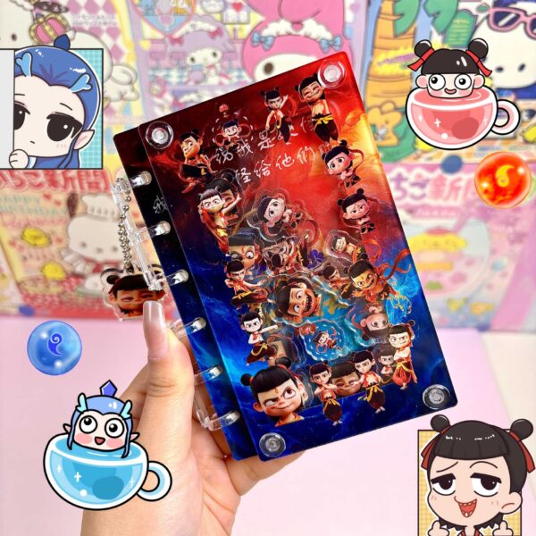 oly-55a90413ef65c8d39eff7b4466107ce7 Wholesale Naohai Sanrio A7 Rocking Notebook Acrylic Naohai Nezha Nezha Nezha Cartoon Cute DIY Hand Book