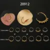 Wholesale Simple Style Geometric Stainless Steel Plating Nose Ring Nose Pin