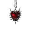 Wholesale Amazon Explosions Heart of Thorn Necklace European and American Personality Dark Gothic Niche Subculture Trend Hip Hop