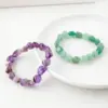Wholesale Simple Style Round Natural Stone Beaded Bracelets 1 Piece