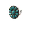 Wholesale Bohemian vintage personalized turquoise ring fashion ladies jewelry ring jewelry