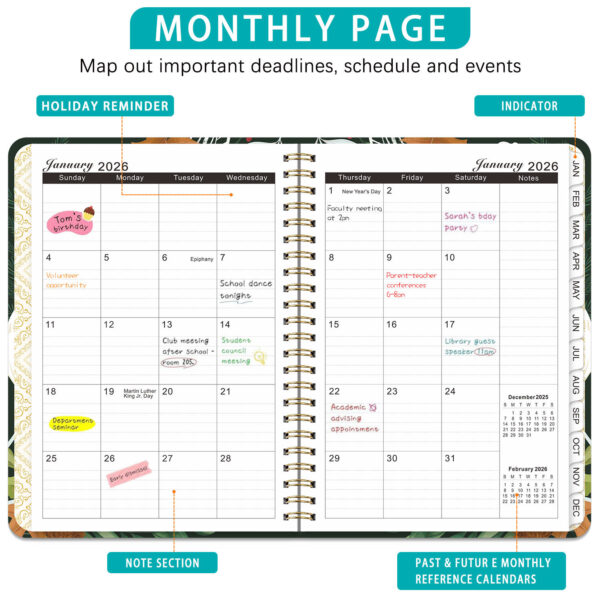 oly-55dd0e2912dee1545cb36e2072118d26 Wholesale Notepad A5 Coil English Notebook Diary Planner Work